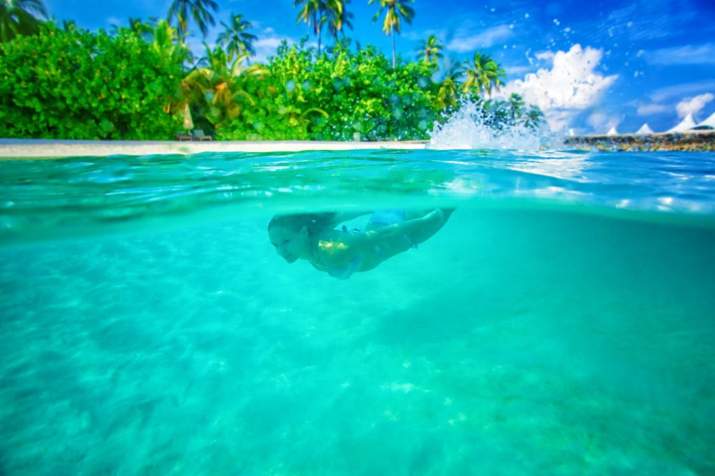 Enjoying marine life